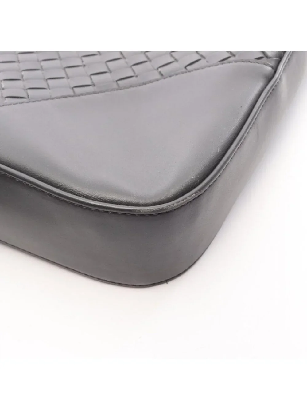 Bottega Veneta Tote Bag Intrecciato VN Acattle Dark Gray Leather